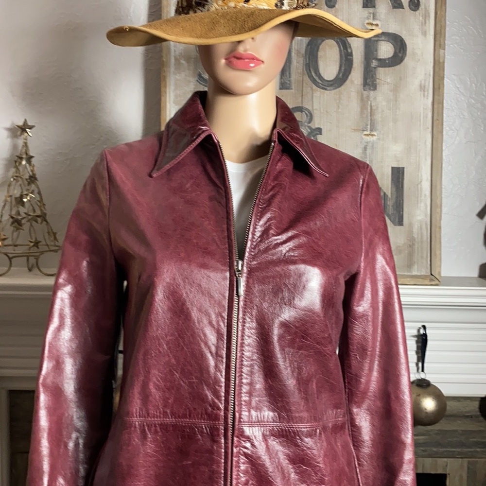 Gorgeous Ming Mid Length Leather Jacket